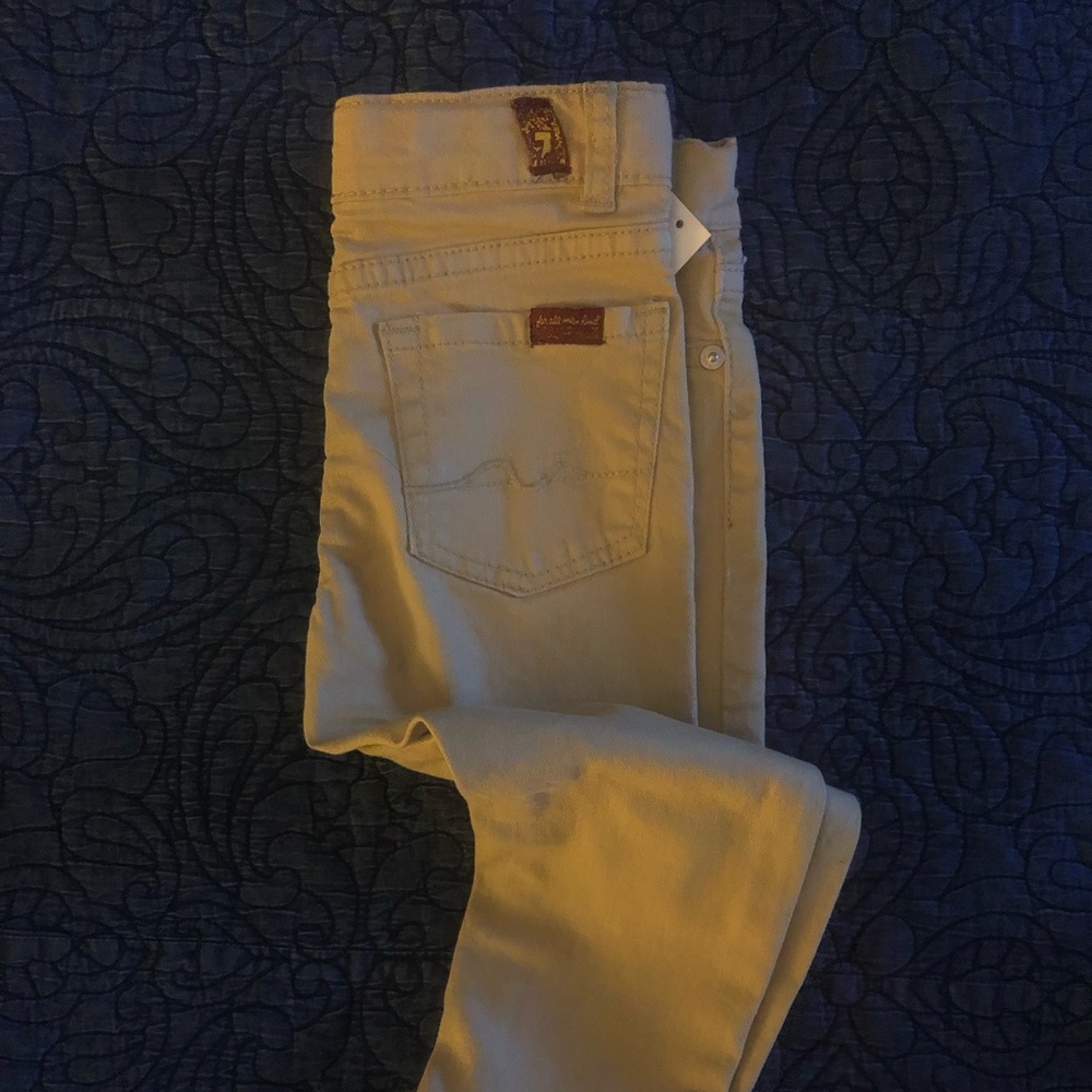 Seven for all mankind tan pants